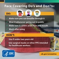 New Guidance Regarding Cloth Face Coverings