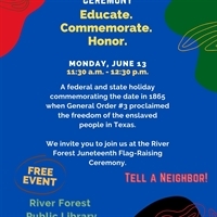 Juneteenth Flag Raising Ceremony