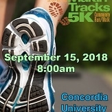 Community Bank Makin’ Tracks 5K – Saturday, September 15
