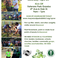 Maywood Village Pride Village Wide Cleanup