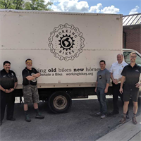 River Forest Police Department Donates Bicycles