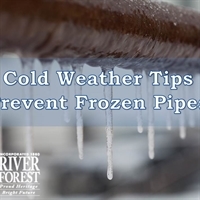 Cold Weather Tips - Prevent Frozen Pipes