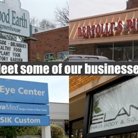 Meet Good Earth Greenhouse & Cafe, Bertolli’s Pizza, Elan Hair Body & Sole, Kirk Eye Center