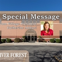 Edit A Special E-News Message from the Village President, Catherine M. Adduci