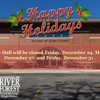 Village Hall Holiday Closures